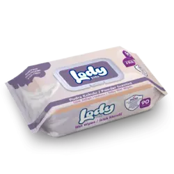 Вологі серветки Аромат пудри 90 шт./пак. Вологі серветки Аромат пудри 90 шт./пак.