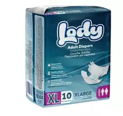 Підгузки для дорослих на липучках XL LODY ECO Підгузки для дорослих на липучках XL LODY ECO