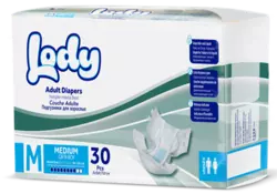 Підгузки для дорослих на липучках M LODY JUMBO Підгузки для дорослих на липучках M LODY JUMBO