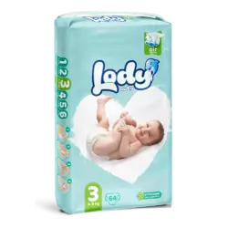 Підгузки дитячі на липучках LODY AIR MEGA Підгузки дитячі на липучках LODY AIR MEGA