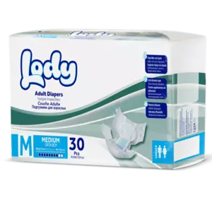 Підгузки для дорослих на липучках M LODY JUMBO Підгузки для дорослих на липучках M LODY JUMBO