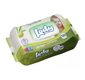 Вологі серветки Органічне оливкове масло 120 шт./пак. Вологі серветки Органічне оливкове масло 120 шт./пак.