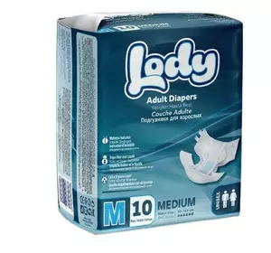 Підгузки для дорослих на липучках M LODY ECO Підгузки для дорослих на липучках M LODY ECO