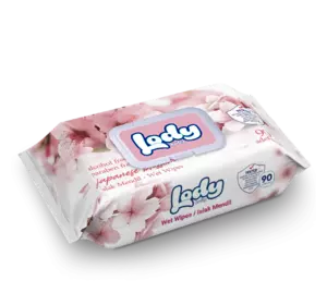 Вологі серветки Японське цвітіння 90 шт./пак. Вологі серветки Японське цвітіння 90 шт./пак.